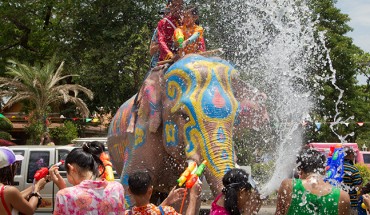 celebrating Songkran