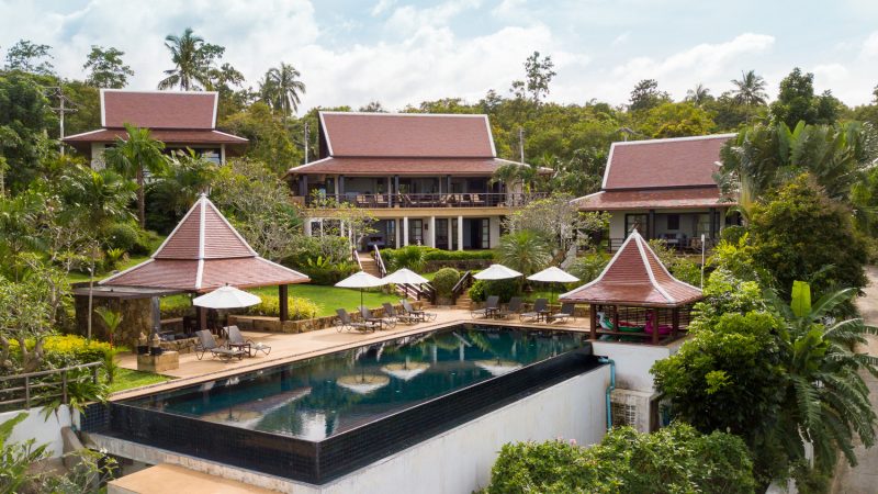 one of best villas in Bophut with a mixed of Thai and Balinese architecture